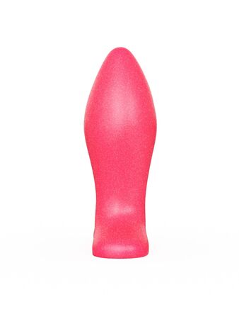 Розовая анальная пробка - 9 см.